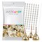 Gold Candy Milk Chocolate Kisses with Almonds Plus Exclusive Bonus Free Kiss Stickers